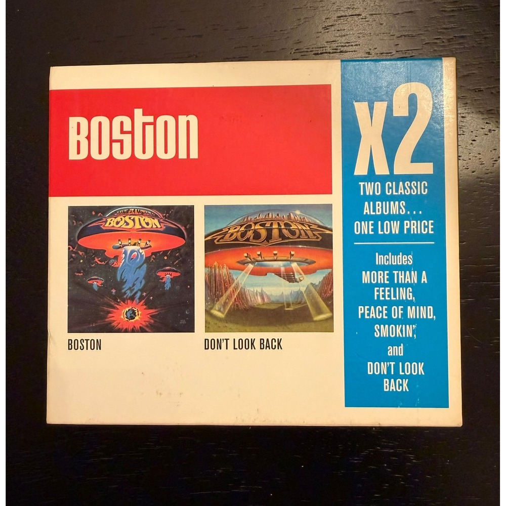 Boston X2 Two Classic Albums CD Set Boston‎ & Don't Look Back 886972210827